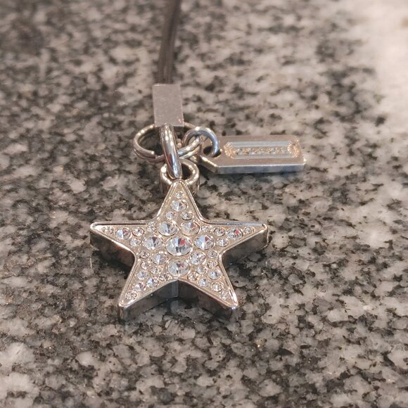 Coach Key Chain Bag Charm, Phone Attachment - Vintage - Twinkle Star - Picture 10 of 15